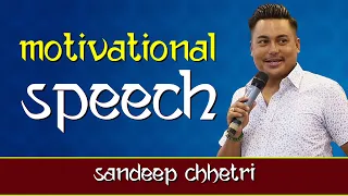 Motivational Speech by Actor Sandeep Chhetri || Ahileko News