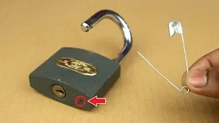 2 Ways to Open a Lock 🔑 very easy