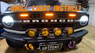 Ford Bronco “Raptor” Grill Light Install
