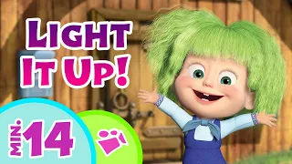 TaDaBoom English 🔥🎉 Light It Up! 🎉🔥 Song collection for kids 🎤 Masha and the Bear songs