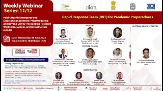 Rapid Response Team for Pandemic Preparedness.| DRR | COVID-19 | MHA | RRT | DISASTER IN INDIA | IND