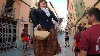 Cercavila dels gegants del carrer de Gurb/Festes de Sant Albert Carrer de Gurb(Vic)(26/07/2022)