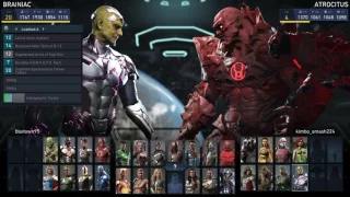 Injustice 2 Online Ranked matches with Brainiac #2 Bane broke the Brain!!