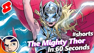 Mighty Thor Origin in 60 Seconds #shorts | Comicstorian