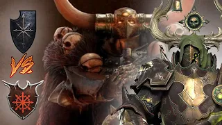 Combat Archaon Ft. HEALING | Warriors of Chaos vs Demons of Chaos - Total War Warhammer 3