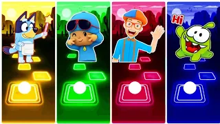 Bluey Bingo Vs Pocoyo Vs Blippi Vs Om Nom - 🎶 🎶 Who is Best..?