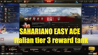 WoT - SAHARIANO PREMIUM TIER 3 REWARD TANK