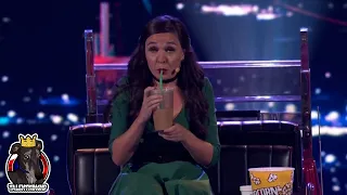 America's Got Talent 2022 Celia Munoz Semi Finals Week 3 Full Performance & Judges Comments