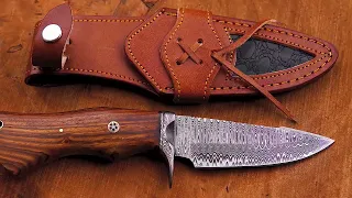 Handmade Damascus Steel Hunting Knife | Veta  Knife