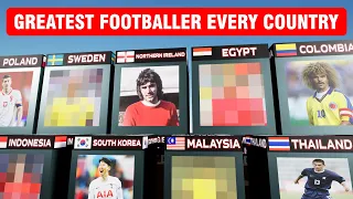 Greatest Footballer of All Time Every Country | 3d comparison | Football statistics