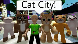 BOBBY AND EL GATO IN CAT CITY | Funny Roblox Moments | Brookhaven 🏡RP
