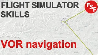 VOR navigation for flight simulators