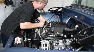 LSA ZL1 swapped 55 Chevy FIRST START?!