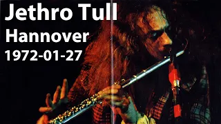 Jethro Tull live audio 1972-01-27 Hannover