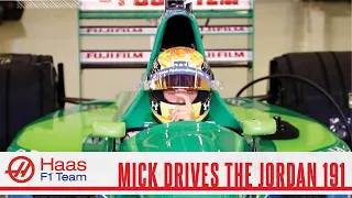 Behind the Scenes: Mick Schumacher in the Jordan 191