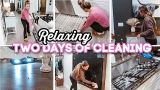 RELAXING CLEAN WITH ME // TWO DAYS OF CLEANING