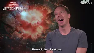 Compilation of BenedictCumberbatch Answering Doctor Strange 2 Tumblr question