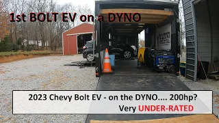 First Chevy BOLT EV on a DYNO - how does the rated HP compare to Wheel HP (measured)?