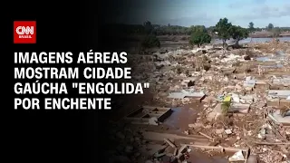 Imagens aéreas mostram cidade gaúcha "engolida" por enchente | BRASIL MEIO-DIA