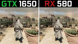 GTX 1650 vs RX 580 Test in 10 Games in 2023