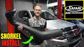 Isuzu MU-X/D-MAX Safari Snorkel Installation || How to install a snorkel to your 4WD