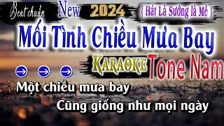 Mối Tình Chiều Mưa Bay Karaoke Tone Nam Beat Chuẩn