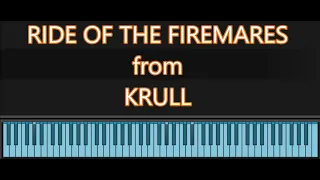 PIANO - Ride of the Firemares from KRULL by James Horner