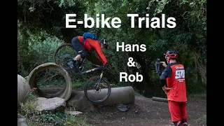 E-bike trials session Hans Rey & Rob Warner