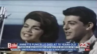 Annette Funicello dies at 70-years-old