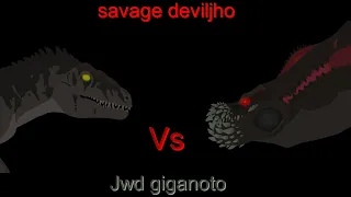 Savage deviljho vs giganotosaurus shorts battle (mhw iceborne vs jw dominion)