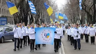 Торжественное шествие ко Дню Независимости Греции  в Одессе закончилось потасовкой