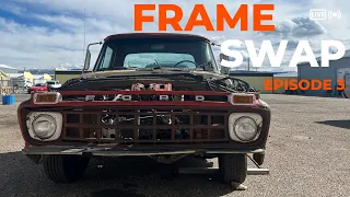 1966 Ford F100 Crown Victoria frame swap/ episode 3 | finish cab mount