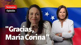 "Gracias, María Corina Machado. UNA PATRIOTA de Venezuela": Salud Hernández-Mora