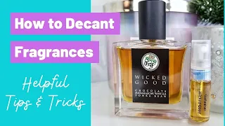 How to Decant Perfumes | Decanting Fragrances for Travel, Selling, & More!