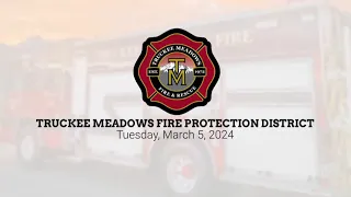 TMFPD Board of Fire Commissioners Meeting | March 5, 2024