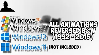 All Windows Animations (UPDATED November 2018) but in B&W, Pitch +12 and reversed