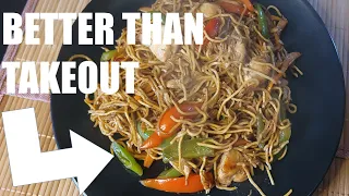 How to make perfect Chicken Chow Mein at home like a Chef! Better than takeout!