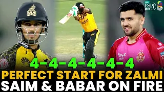 Perfect Start For Zalmi | Saim & Babar on Fire | Islamabad vs Peshawar | Match 32 | HBL PSL 8 | MI2A