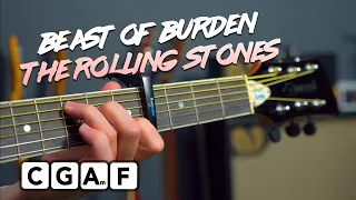 Play Beast Of Burden by The Rolling Stones with 4 EASY chords