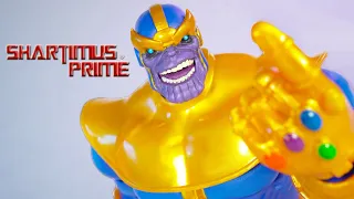 Marvel Legends Thanos Deluxe King Thanos Comic Hasbro Action Figure Review