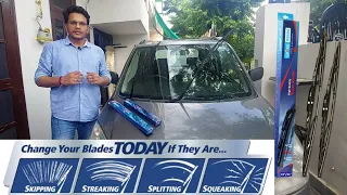How To Change/Install Wiper Blades Of Maruti Suzuki Wagon R or Any Car In 5 Min At Home | KarDIY