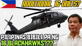 PILIPINAS bibili ulit ng 16 na Blackhawk Helicopters?? Pwedeng pwede!