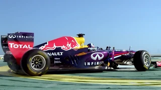 Red Bull Racing F1 on Burj Al Arab's Helipad