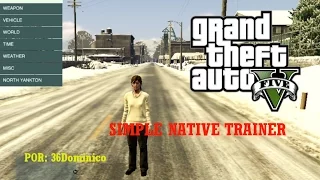 Tutorial GTA V: Instalar Mod Native Trainer + Ir a Nort Yankton  [Loquendo]