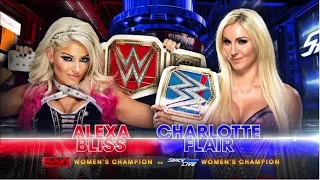 Charlotte Flair vs. Alexa Bliss | Champion vs. Champion | Survivor Series 2017 | WWE 2K20