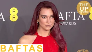 Dua Lipa Barbie red carpet BAFTAs 2024 photocall