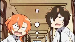 BSD WAN dub chuuya and Dazai moments