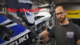 Your motorcycle's crankcase breather could be hooked up wrong! (PAIR Valve??) -Tech Tip