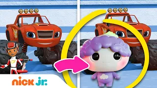 Spot the Difference w/ My Squishy Little Dumplings, Blaze & More! | Nick Jr.