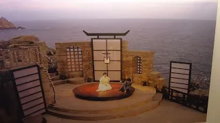 The Minack Theatre or Gwaryjy Minack is an open-air theatre - Cornwall England - ECTV